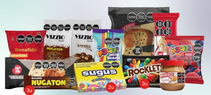 Caja golosinera: 18 Art.
